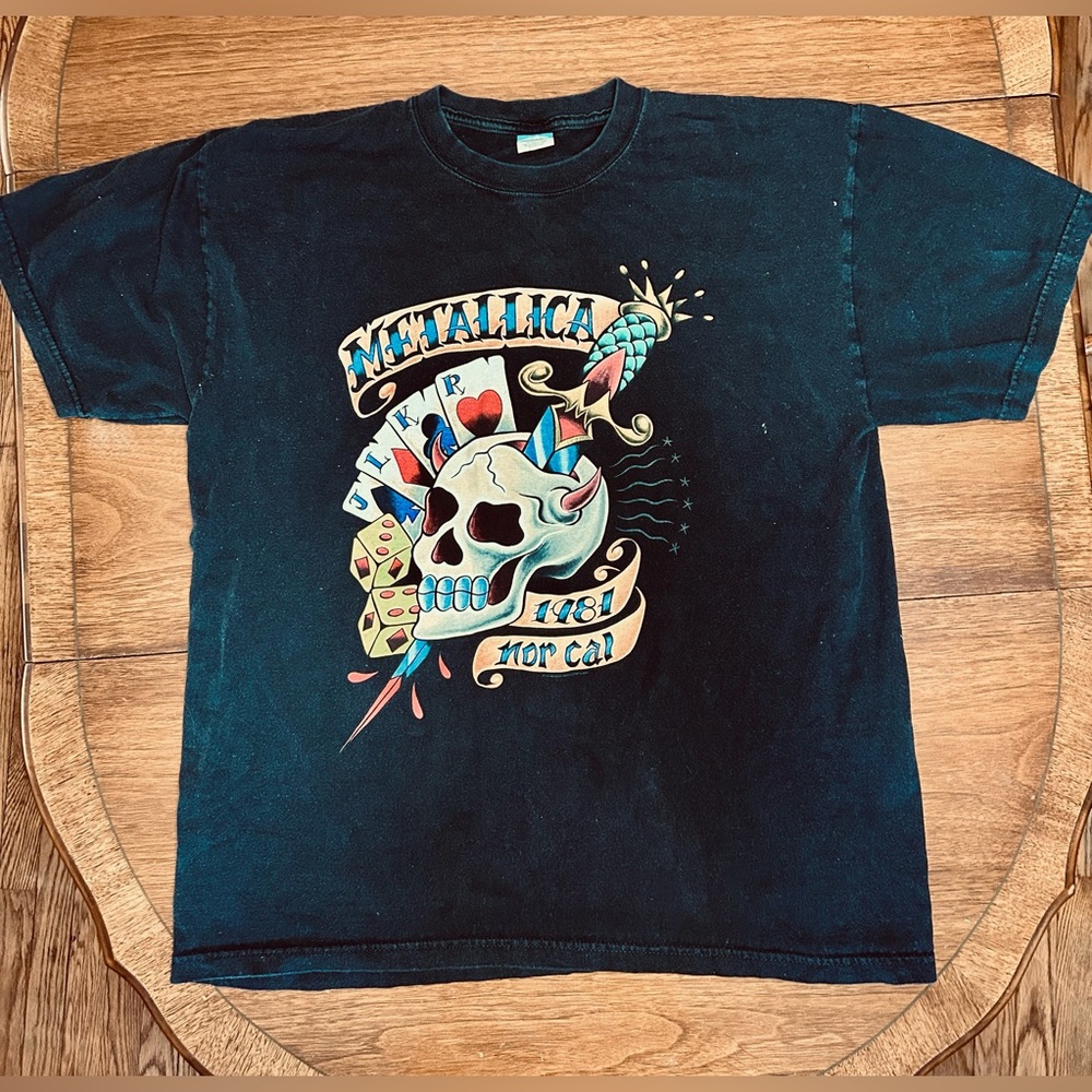 Metallica Madly In Anger With The World tour 1981 
(2004) nor cal Size XL Tee